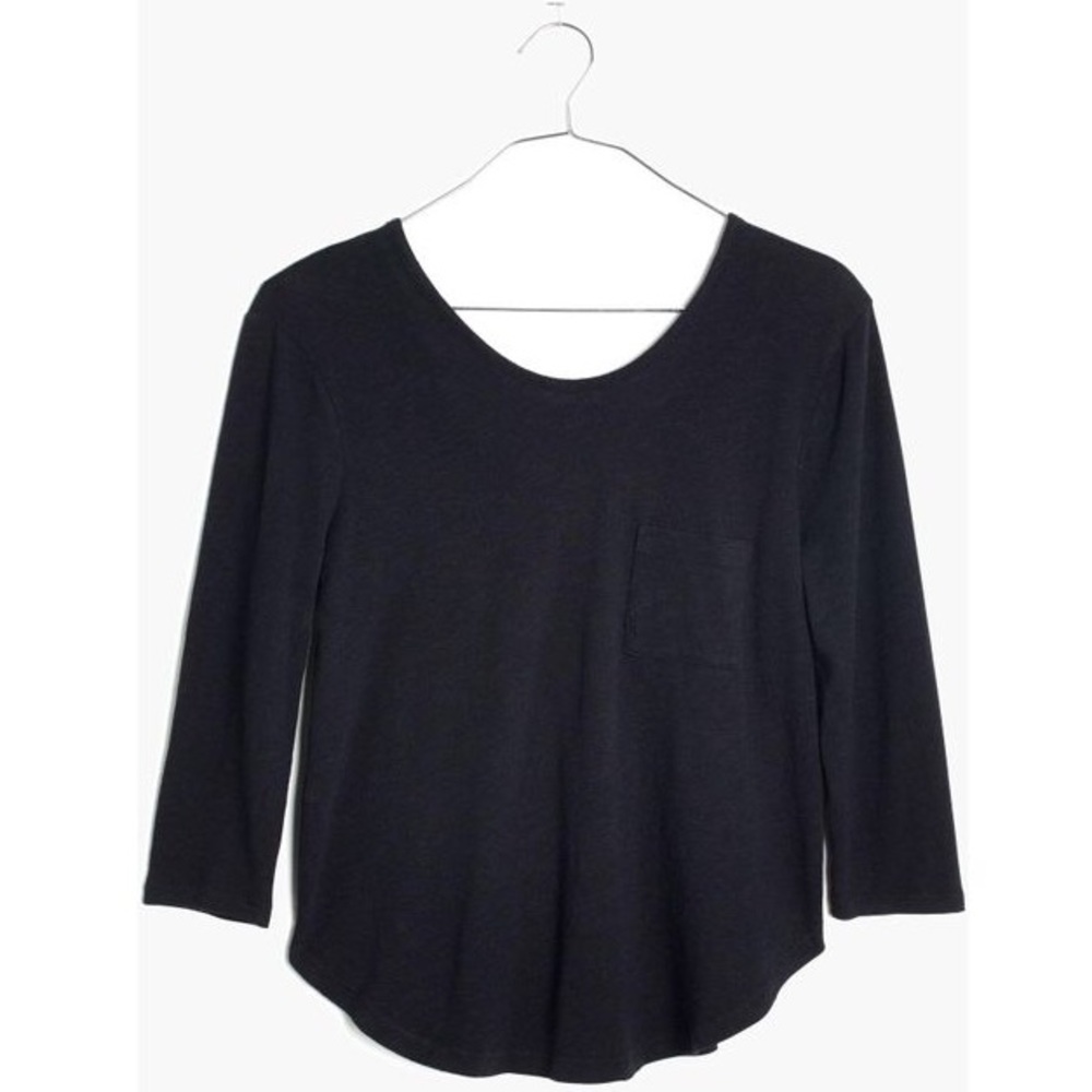 Madewell AM scoop neck tee